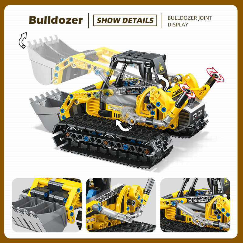 JIESTAR Engineering Vehicle Building Block Set 2-Pack - 57017+57018-3.jpg