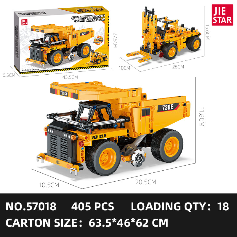 JIESTAR Engineering Vehicle Building Block Set 2-Pack SKU image - 57018-sku.jpg