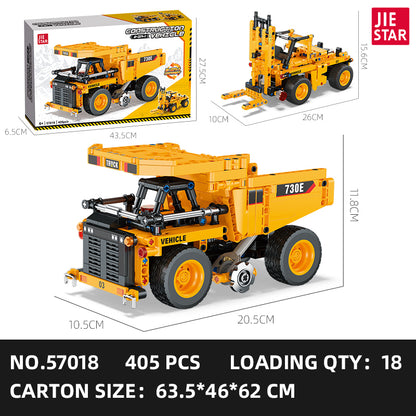 JIESTAR Engineering Vehicle Building Block Set 2-Pack SKU image - 57018-sku.jpg