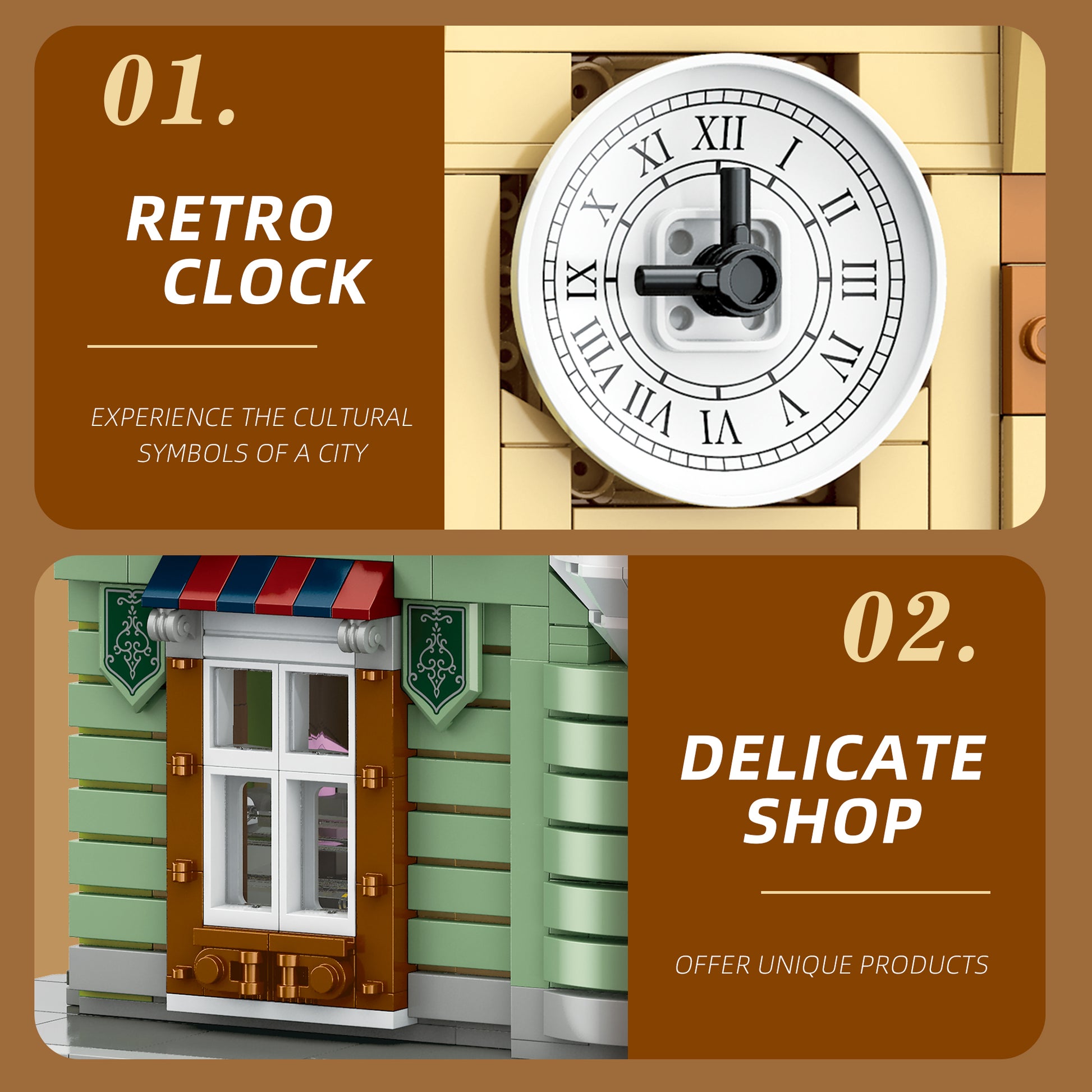 JIESTAR Clock Tower Modular Building Block Set - 57026-3.jpg