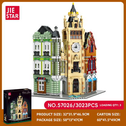 JIESTAR Clock Tower Modular Building Block Set SKU image - 57026-sku.jpg