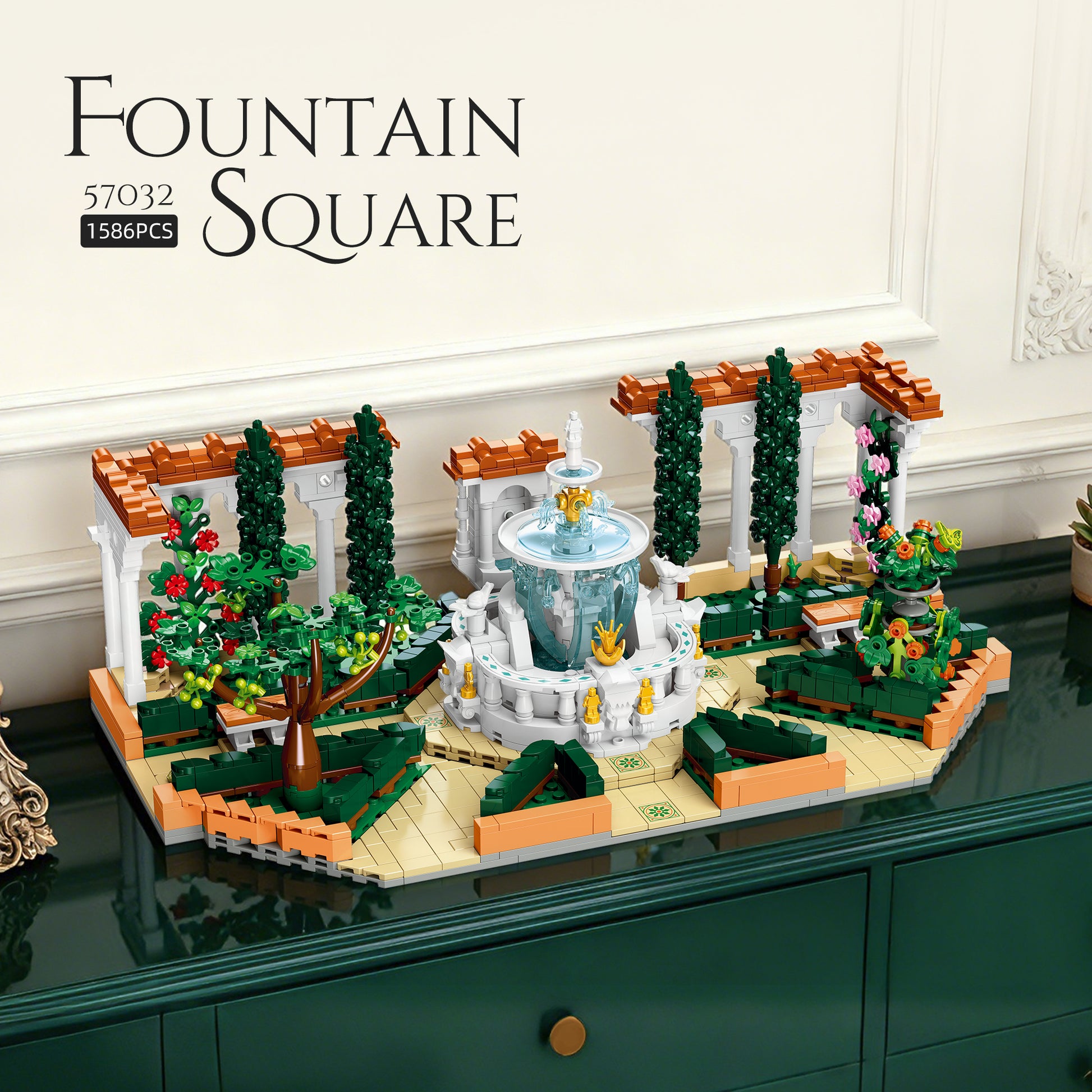 JIESTAR 喷泉广场 Building Block Set - 57032-1.jpg