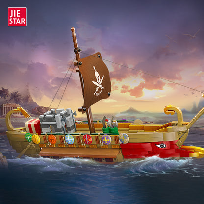 JIESTAR Spartan Warship Building Block Set - 58002-1.jpg