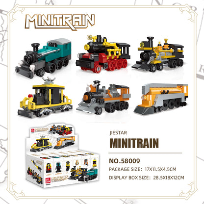 JIESTAR Mini Train [6 Small Styles] Building Block Set - 58009-2-2.jpg