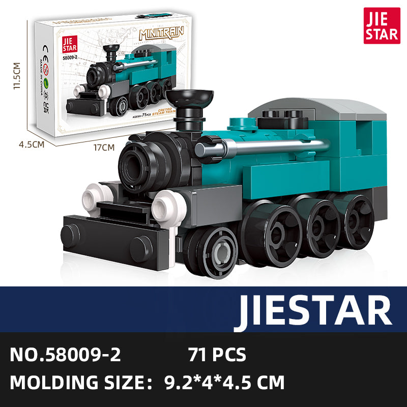 JIESTAR Mini Train [6 Small Styles] Building Block Set - 58009-2.jpg