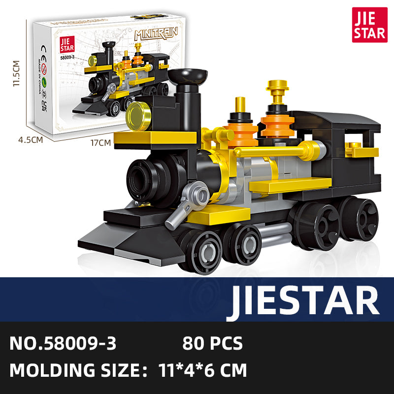 JIESTAR Mini Train [6 Small Styles] Building Block Set - 58009-3.jpg