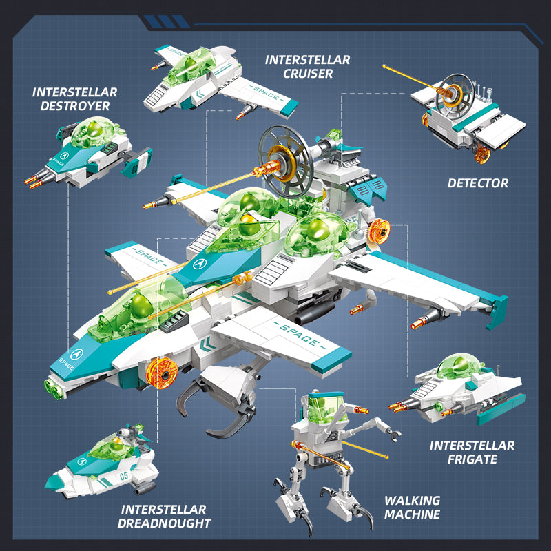 JIESTAR Dream Galaxy Series [6 Small Styles] Building Block Set - 58011-3-2.jpg