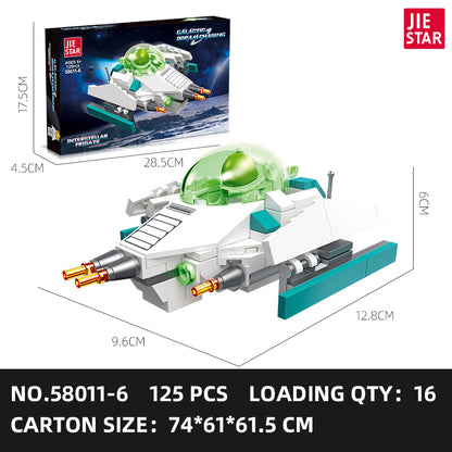 JIESTAR Dream Galaxy Series [6 Small Styles] Building Block Set - 58011-6.jpg