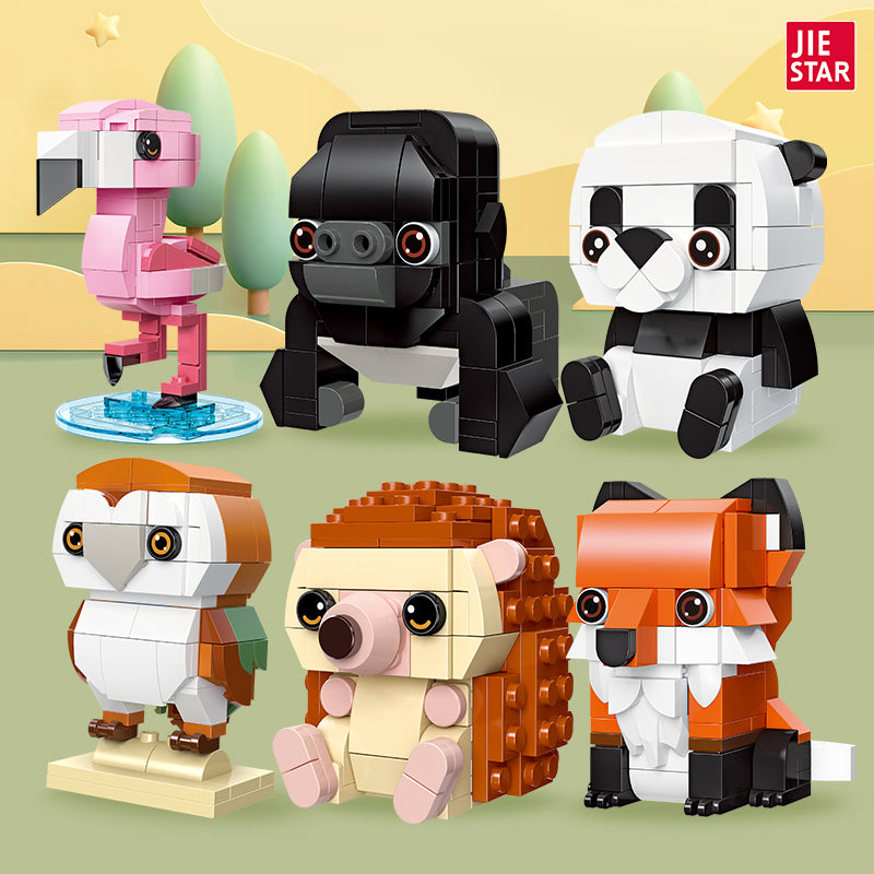 JIESTAR Cute Pet Paradise Series [6 Small Styles] Building Block Set - 58012-1.jpg