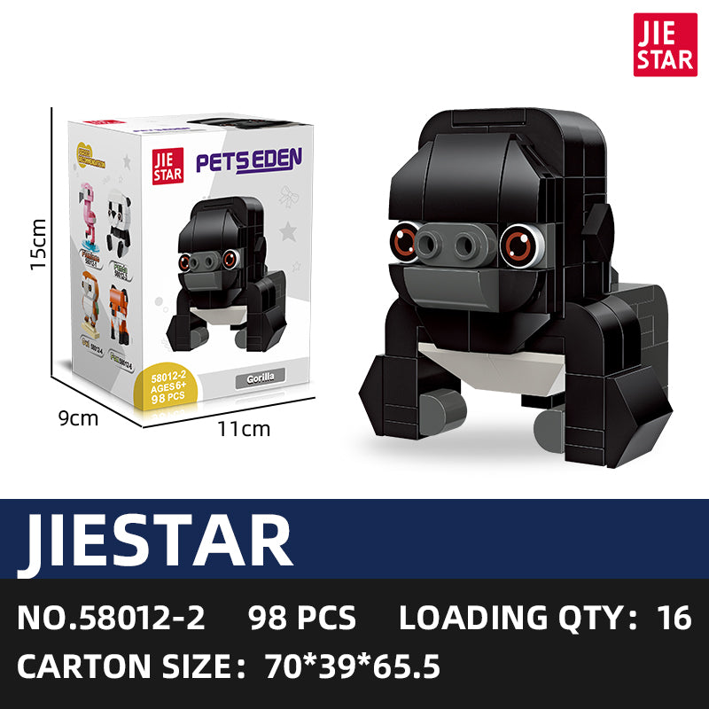 JIESTAR Cute Pet Paradise Series [6 Small Styles] Building Block Set SKU image - 58012-sku-2.jpg