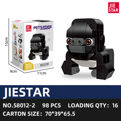 JIESTAR Cute Pet Paradise Series [6 Small Styles] Building Block Set SKU image - 58012-sku-2.jpg