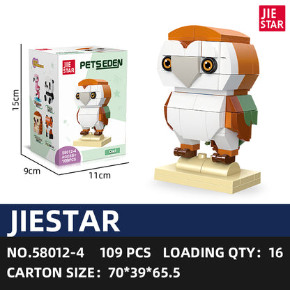 JIESTAR Cute Pet Paradise Series [6 Small Styles] Building Block Set SKU image - 58012-sku-4.jpg