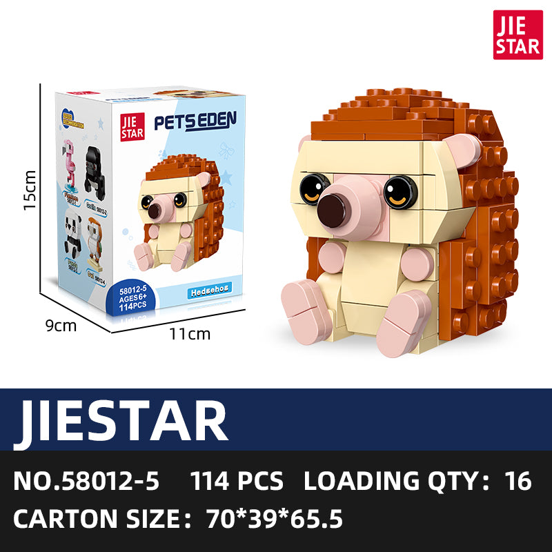 JIESTAR Cute Pet Paradise Series [6 Small Styles] Building Block Set SKU image - 58012-sku-5.jpg
