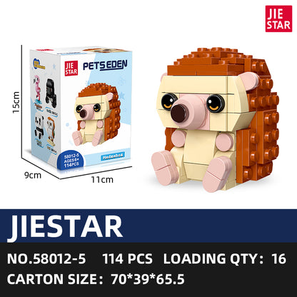 JIESTAR Cute Pet Paradise Series [6 Small Styles] Building Block Set SKU image - 58012-sku-5.jpg