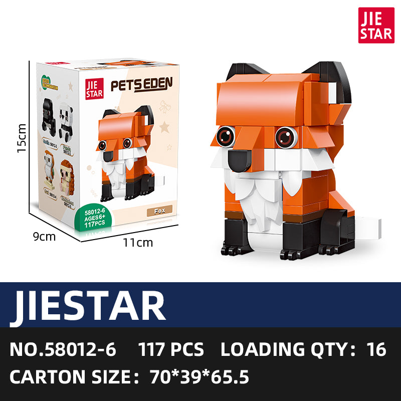JIESTAR Cute Pet Paradise Series [6 Small Styles] Building Block Set SKU image - 58012-sku-6.jpg