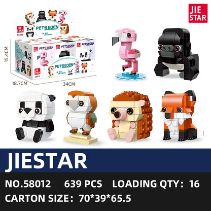 JIESTAR Cute Pet Paradise Series [6 Small Styles] Building Block Set SKU image - 58012-sku-7.jpg