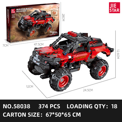 JIESTAR Car Model Building Block Set 5-Pack SKU image - 58038-sku.jpg