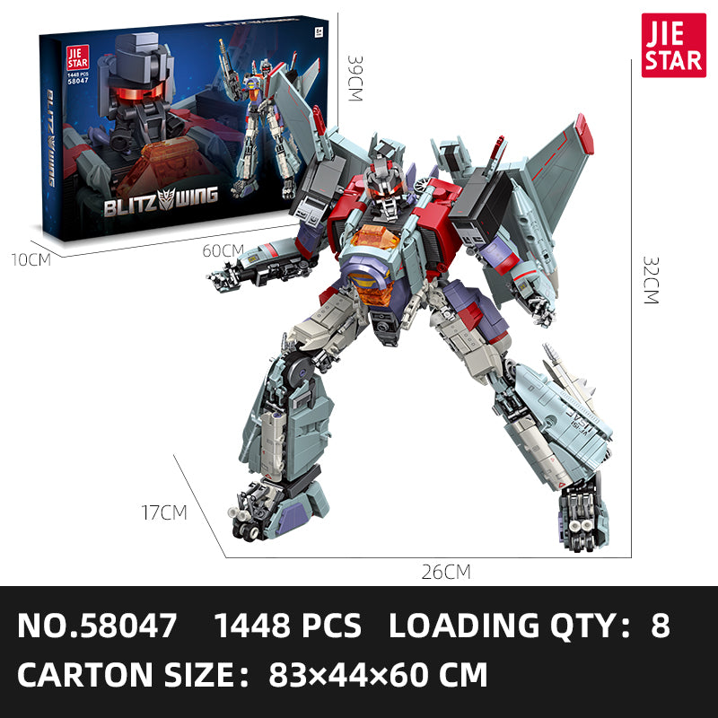 JIESTAR Blitzwing Building Block Set SKU image - 58047-sku.jpg