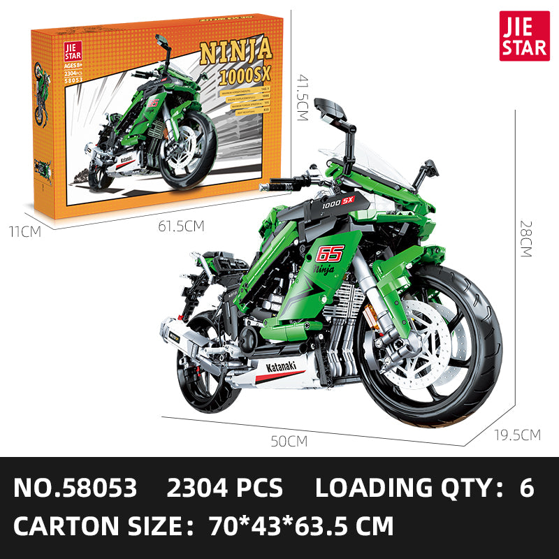 JIESTAR Ninja 1000Sx Building Block Set SKU image - 58053-sku.jpg