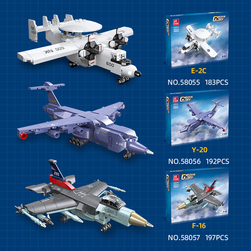JIESTAR Aircraft Building Block Set 2-Pack - 58055-58057-2.jpg
