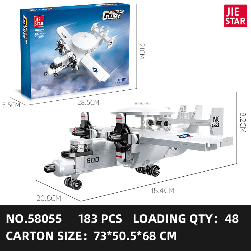 JIESTAR Aircraft Building Block Set 2-Pack SKU image - 58055-sku.jpg