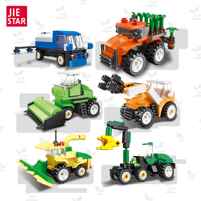 JIESTAR Harvest Ranch Series [6 Small Styles] Building Block Set - 58059-1.jpg