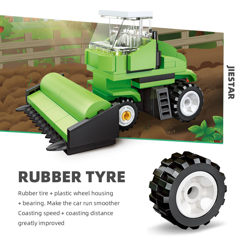 JIESTAR Harvest Ranch Series [6 Small Styles] Building Block Set - 58059-4.jpg