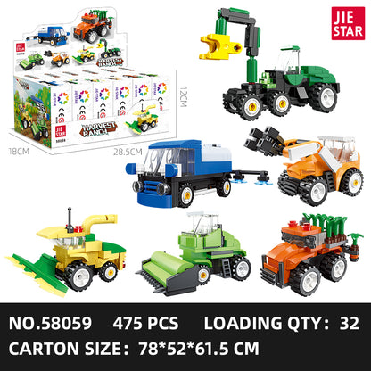 JIESTAR Harvest Ranch Series [6 Small Styles] Building Block Set SKU image - 58059.jpg