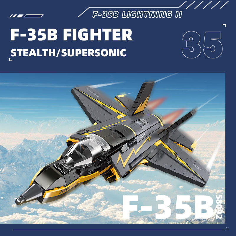JIESTAR F-35B Lightning Ii Building Block Set - 58092-4.jpg