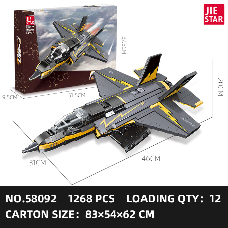 JIESTAR F-35B Lightning Ii Building Block Set SKU image - 58092-sku.jpg