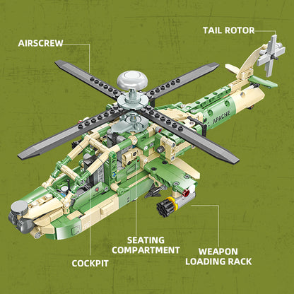 JIESTAR Ah-64 Apache Building Block Set - 58094-2.jpg
