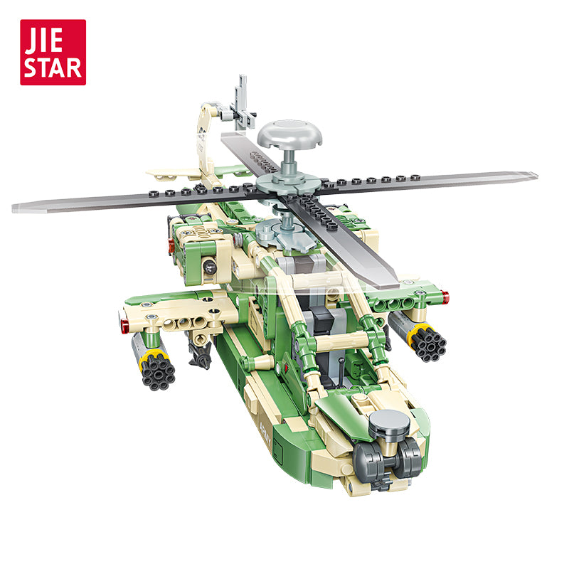 JIESTAR Ah-64 Apache Building Block Set - 58094-白底.jpg