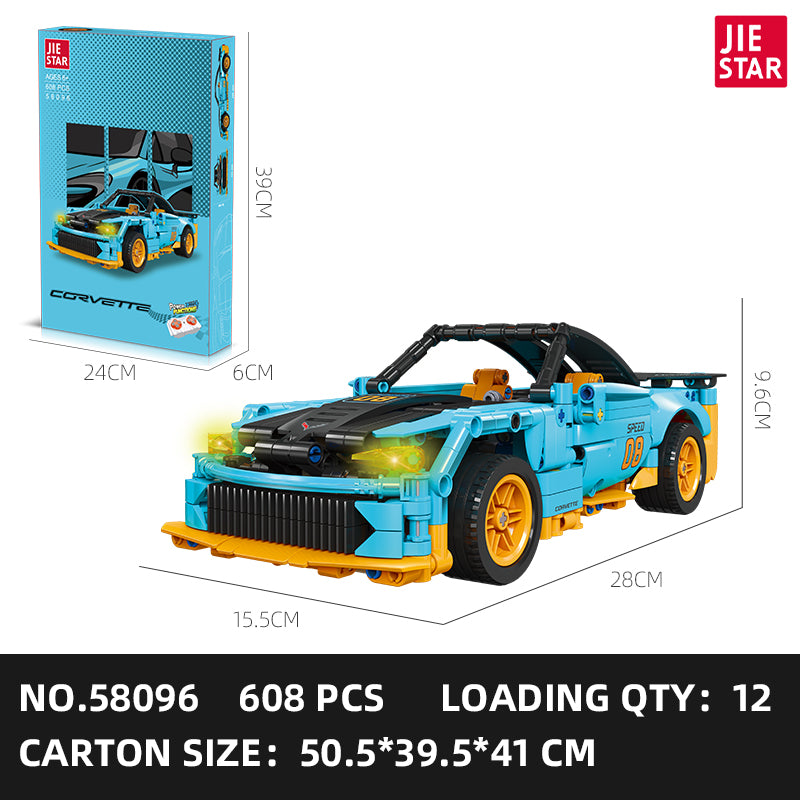 JIESTAR Corvette Building Block Set SKU image - 58096-sku.jpg