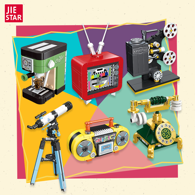 JIESTAR Small Household Appliances Series [6 Small Models] Building Block Set - 58097-1.jpg