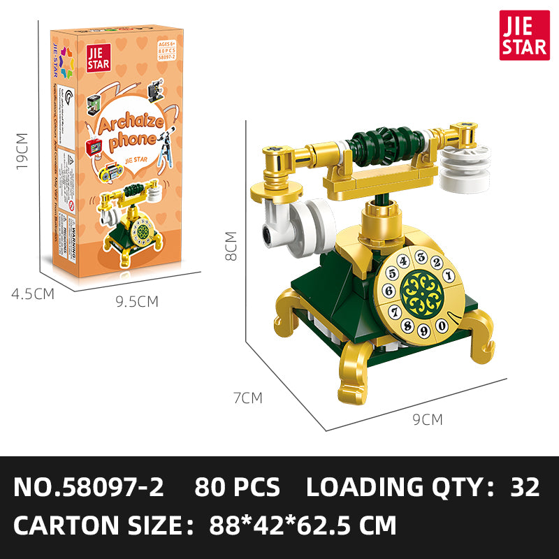 JIESTAR Small Household Appliances Series [6 Small Models] Building Block Set - 58097-2-2.jpg