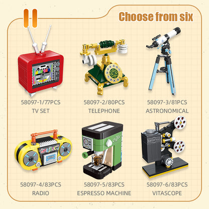 JIESTAR Small Household Appliances Series [6 Small Models] Building Block Set - 58097-2.jpg