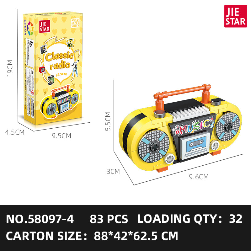 JIESTAR Small Household Appliances Series [6 Small Models] Building Block Set - 58097-4-2.jpg