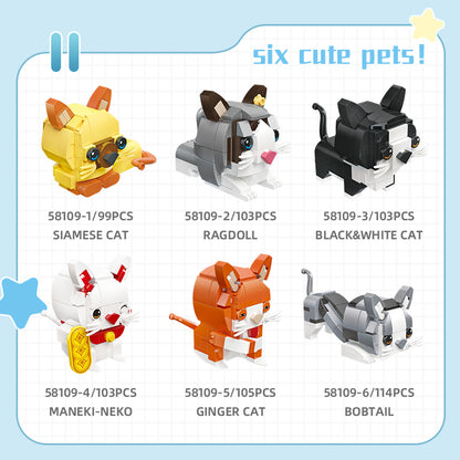 JIESTAR Cute Pet Paradise Series [12 Small Styles] Building Block Set - 58109-2.jpg