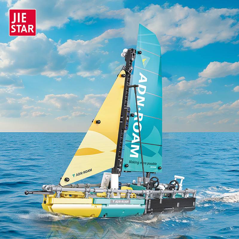 JIESTAR Ocean 65 Sailboat Building Block Set - 58123-1.jpg