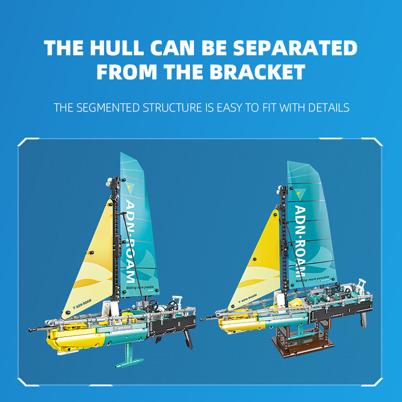JIESTAR Ocean 65 Sailboat Building Block Set - 58123-3.jpg