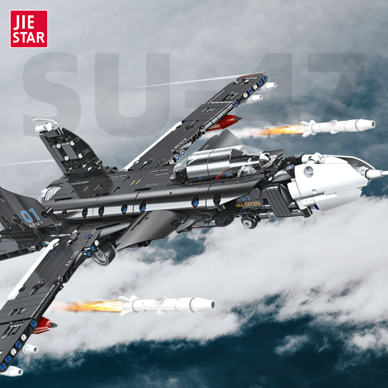 JIESTAR Su-47 Building Block Set - 58138-1.jpg