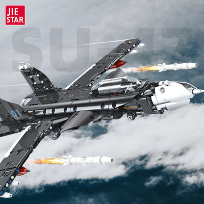 JIESTAR Su-47 Building Block Set - 58138-1.jpg