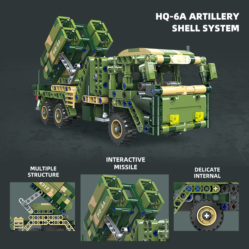 JIESTAR 红旗6A导弹车 Building Block Set - 58141-2.jpg
