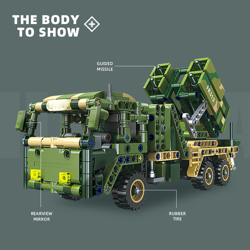 JIESTAR 红旗6A导弹车 Building Block Set - 58141-3.jpg