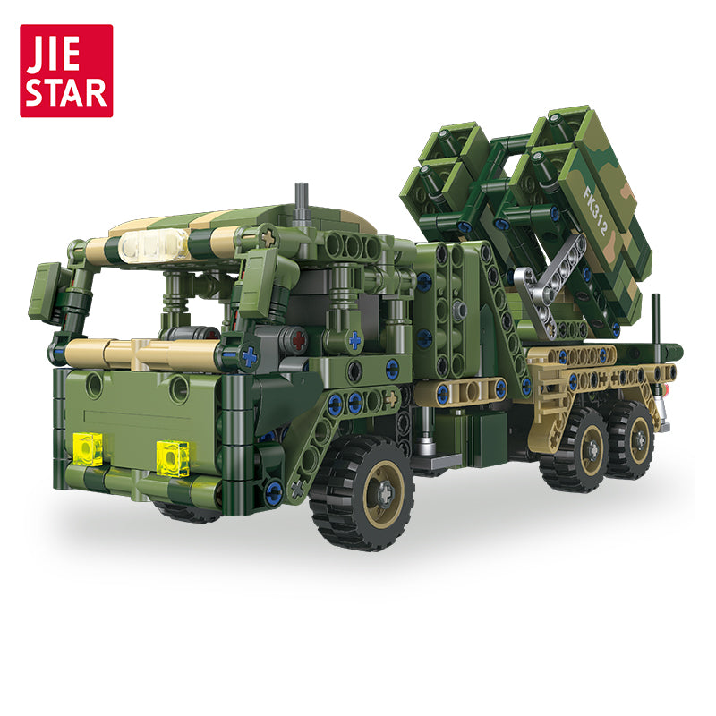 JIESTAR 红旗6A导弹车 Building Block Set - 58141-白底.jpg