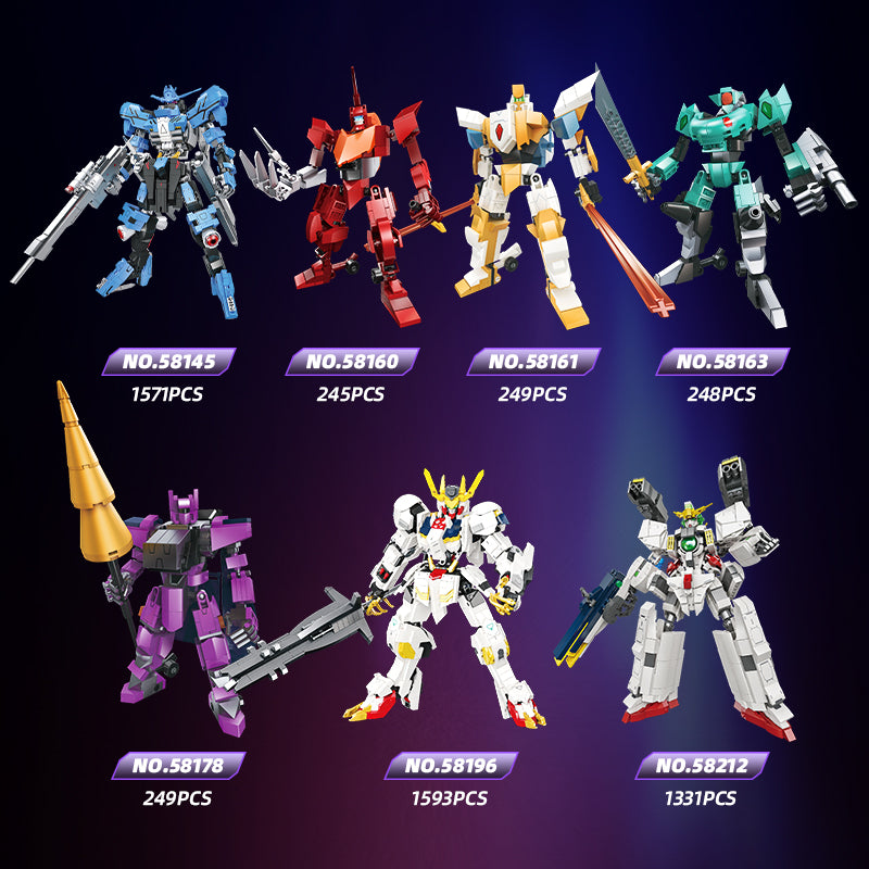 JIESTAR Mecha Building Block Set 7-Pack - 58145+58160+58161+58163+58178+58196+58212（7款）-2.jpg
