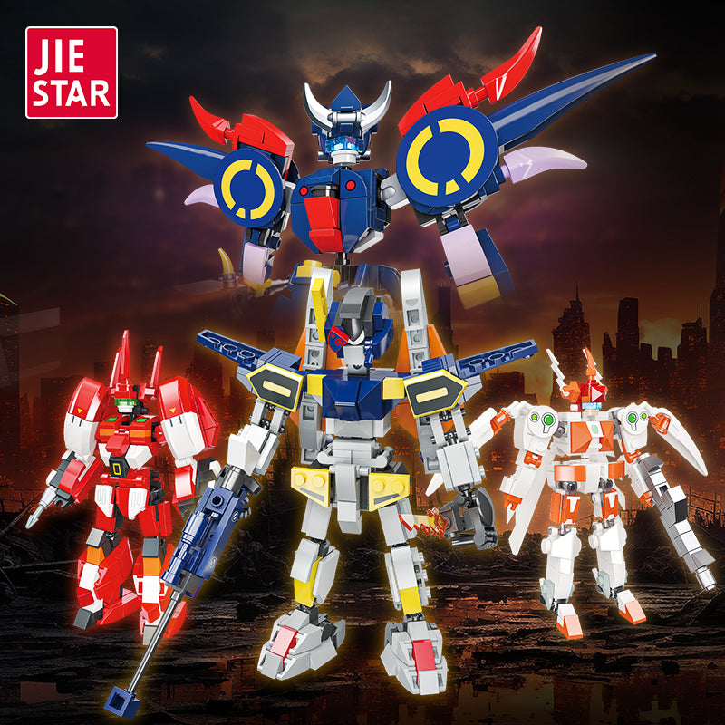 JIESTAR Mecha Building Block Set 6-Pack - 58164+58165+58167+58168+58183+58188（6款）-1.jpg