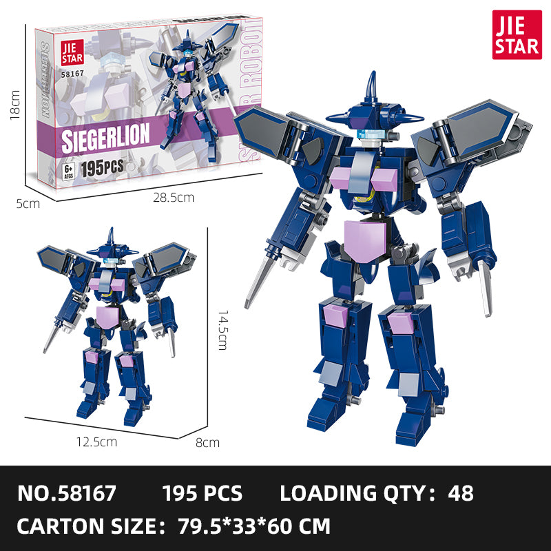 JIESTAR Mecha Building Block Set 6-Pack SKU image - 58167-sku.jpg
