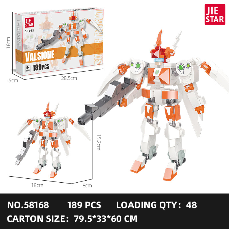 JIESTAR Mecha Building Block Set 6-Pack SKU image - 58168-sku.jpg