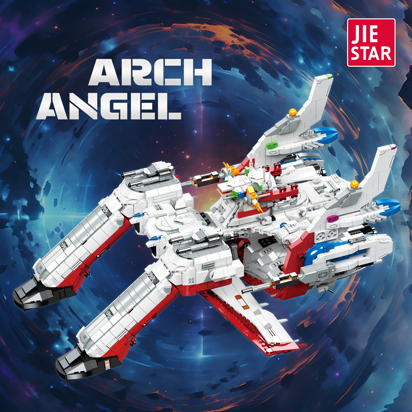 JIESTAR Arch Angel Spaceship Building Block Set - 58172-1.jpg